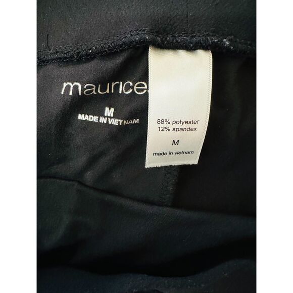 Maurices Women's Stretchy Modest Black Maxi Skirt Size M - Picture 2 of 3